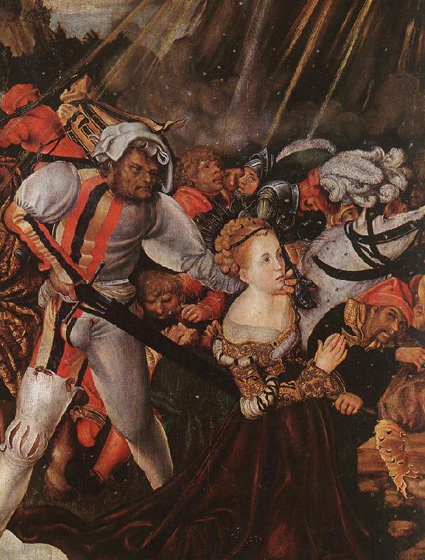 CRANACH, Lucas the Elder The Martyrdom of St Catherine (detail) sdf oil painting image